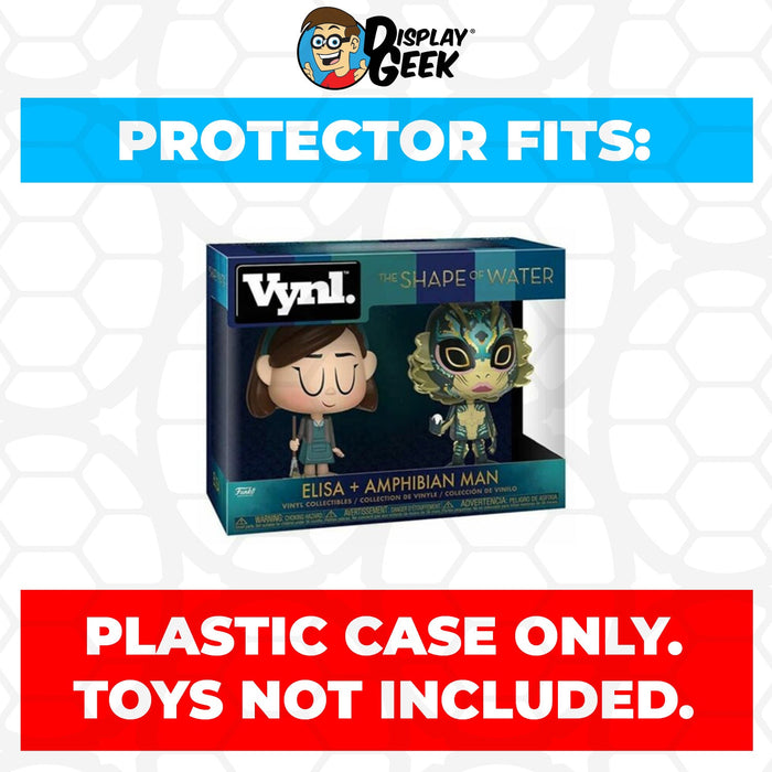 Pop Protector for Vynl 2 Pack Elisa & Amphibian Man Funko - for just $13.99! 