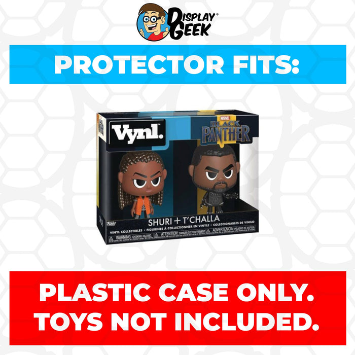 Pop Protector for Vynl 2 Pack Shuri & T'Challa Funko - Just $13.99! Shop now at Retro Gaming of Denver