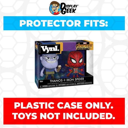 Pop Protector for Vynl 2 Pack Thanos & Iron Spider Funko - Just $13.99! Shop now at Retro Gaming of Denver