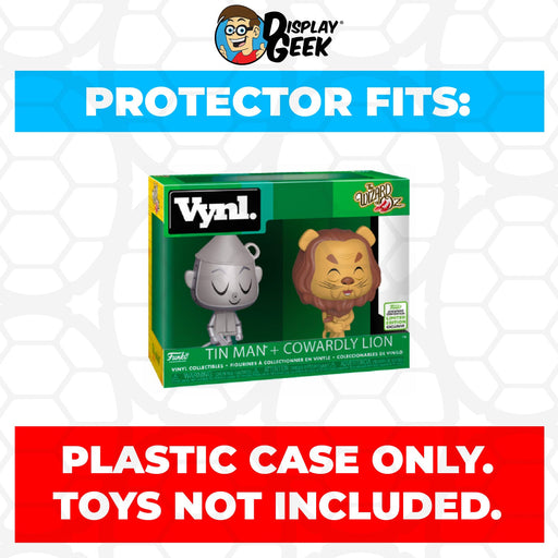 Pop Protector for Vynl 2 Pack Tin Man & Cowardly Lion ECCC Funko - Just $13.99! Shop now at Retro Gaming of Denver