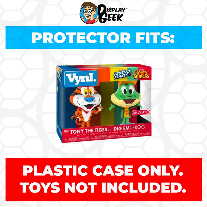 Pop Protector for Vynl 2 Pack Tony The Tiger & Dig Em' Frog Funko - Just $13.99! Shop now at Retro Gaming of Denver