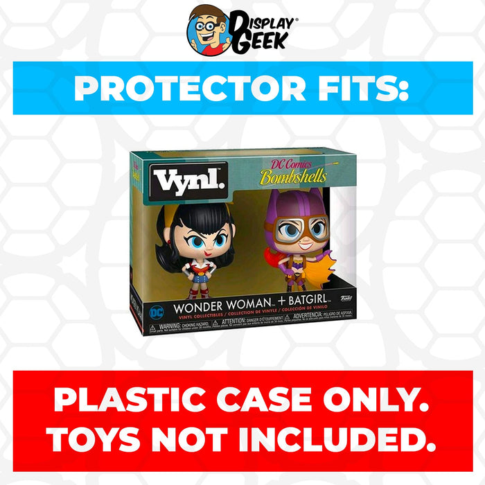 Pop Protector for Vynl 2 Pack Wonder Woman & Batgirl Funko - Just $13.99! Shop now at Retro Gaming of Denver