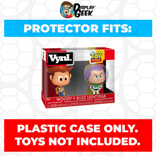 Pop Protector for Vynl 2 Pack Woody & Buzz Lightyear Funko - Just $13.99! Shop now at Retro Gaming of Denver