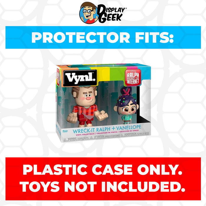 Pop Protector for Vynl 2 Pack Wreck-It Ralph & Vanellope Funko - Just $13.99! Shop now at Retro Gaming of Denver