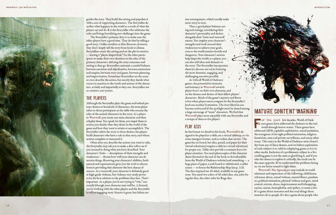 Werewolf: the Apocalypse- 5th Edition Core Rulebook - for just $55! 