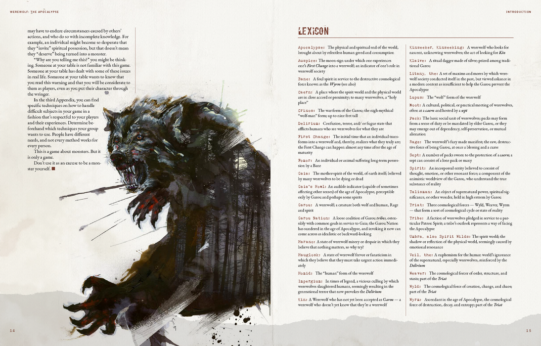 Werewolf: the Apocalypse- 5th Edition Core Rulebook - for just $55! 