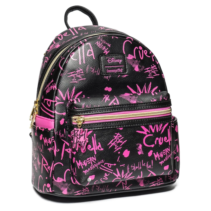 Loungefly: Disney - Cruella Graffiti Mini Backpack Entertainment Earth Exclusive - for just $80! 