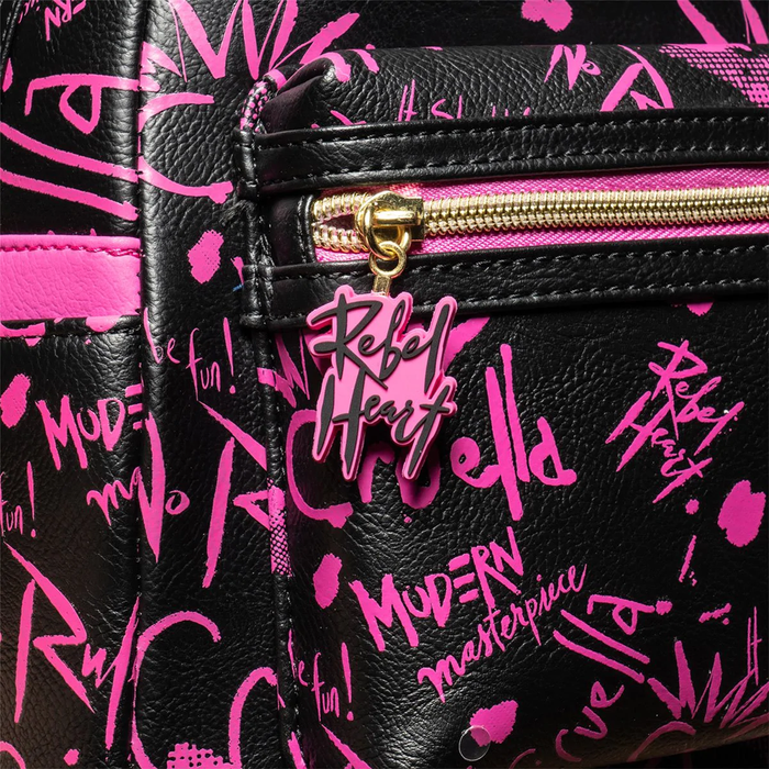 Loungefly: Disney - Cruella Graffiti Mini Backpack Entertainment Earth Exclusive - for just $80! 