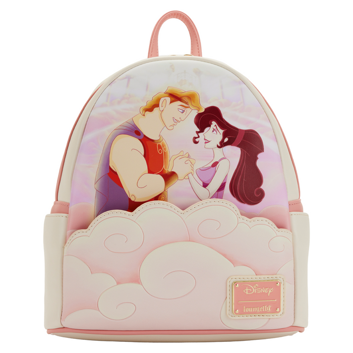 Loungefly: Disney - Hercules 25th Anniversary Meg and Hercule Mini Backpack - for just $80! 