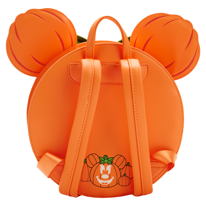 Loungefly: Disney - Glow Face Minnie Pumpkin Mini Backpack - for just $80! 