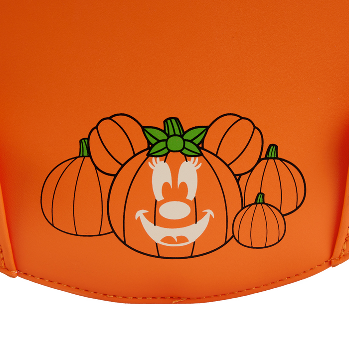 Loungefly: Disney - Glow Face Minnie Pumpkin Mini Backpack - for just $80! 