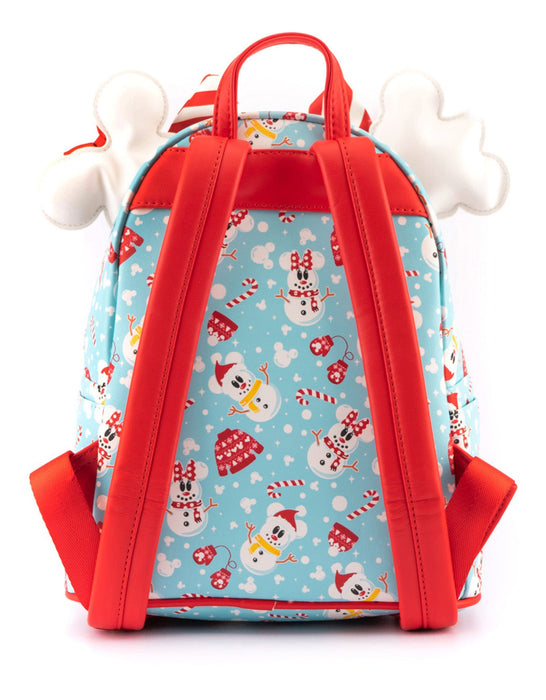 Loungefly: Disney - Minnie and Mickey Snowman Mini Backpack and Headband Set - for just $100! 