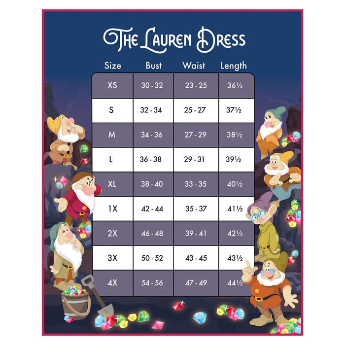 Stitch Shoppe by Loungefly: Disney Snow White - Mining Dwarfs "Lauren" Dress - for just $100! 