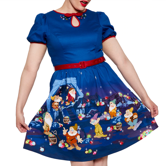 Stitch Shoppe by Loungefly: Disney Snow White - Mining Dwarfs "Lauren" Dress - for just $100! 