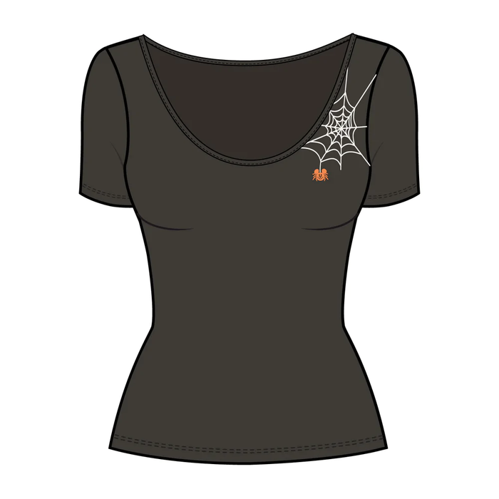 Stitch Shoppe by Loungefly: Disney Mickey Spider Web Kelly Top - for just $35! 