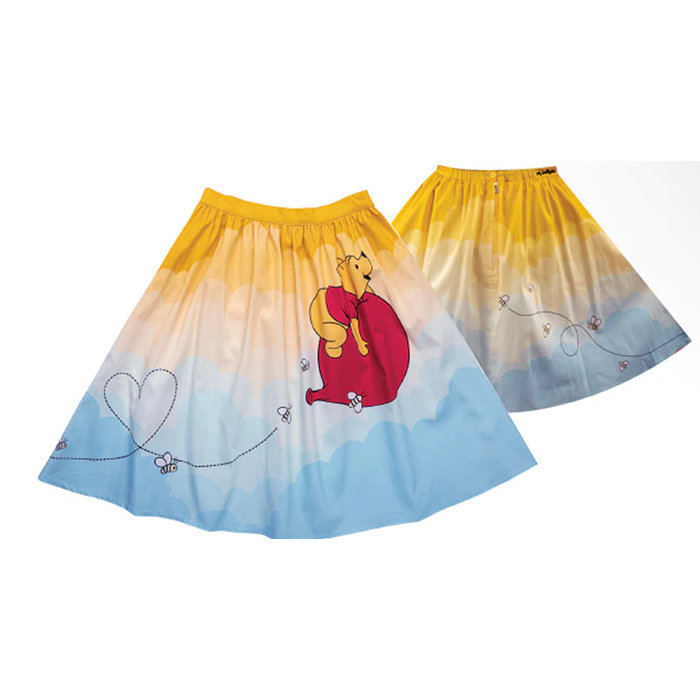 Stitch Shoppe by Loungefly: Disney Winnie the Pooh - Balloon Clouds "Sandy" Skirt with Pockets - for just $75! 
