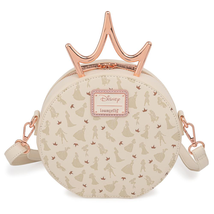 Loungefly: Disney Ultimate Princess Metal Crown Crossbody Bag - for just $70! 