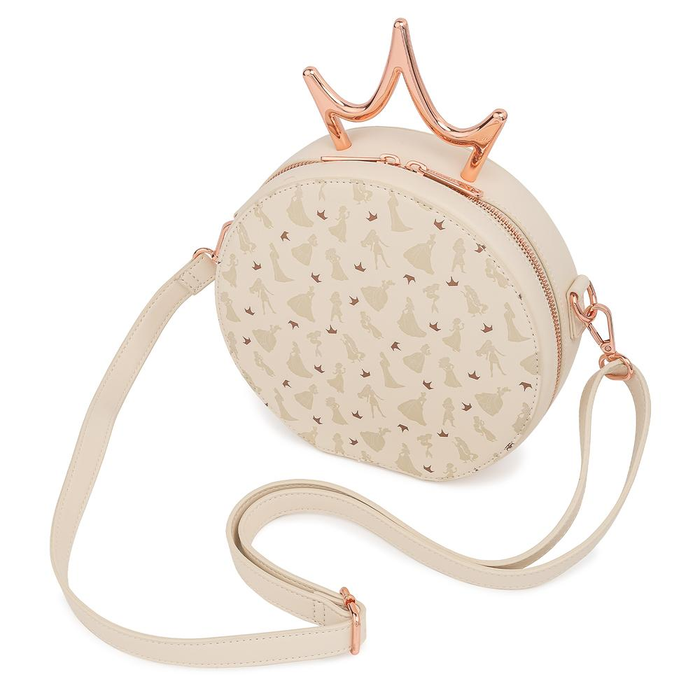 Loungefly: Disney Ultimate Princess Metal Crown Crossbody Bag - for just $70! 