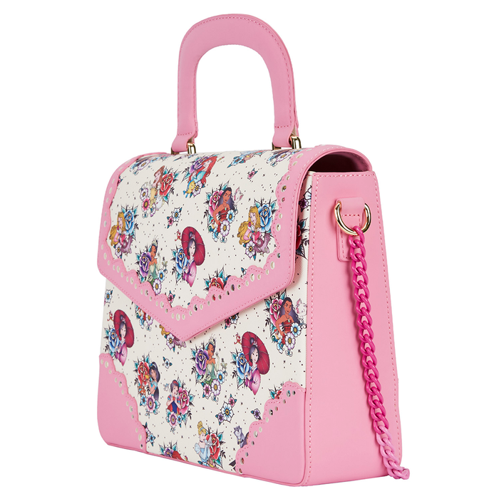 Loungefly: Disney Princess Tattoo Aop Cross Body Bag - for just $75! 
