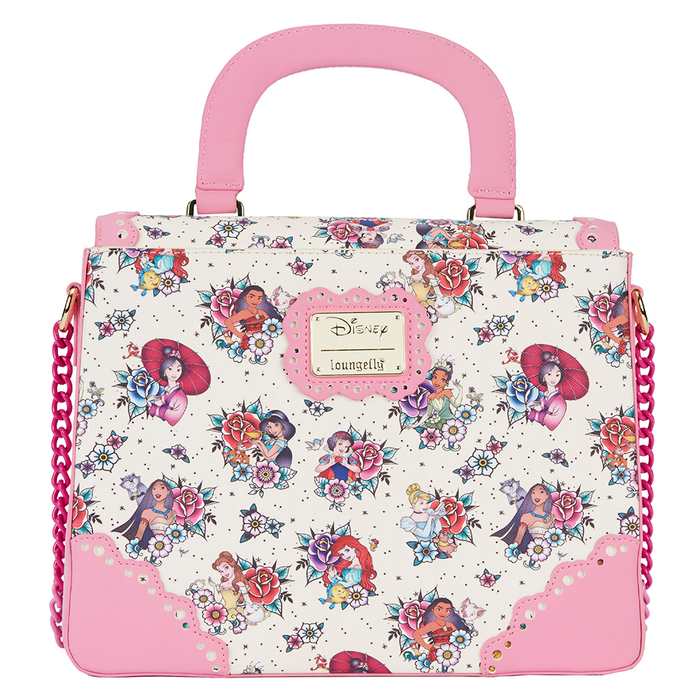 Loungefly: Disney Princess Tattoo Aop Cross Body Bag - for just $75! 