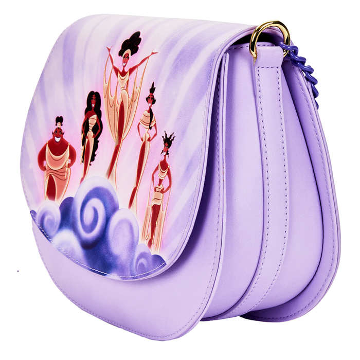 Loungefly: Disney - Hercules Muses Clouds Cross Body Bag - for just $70! 