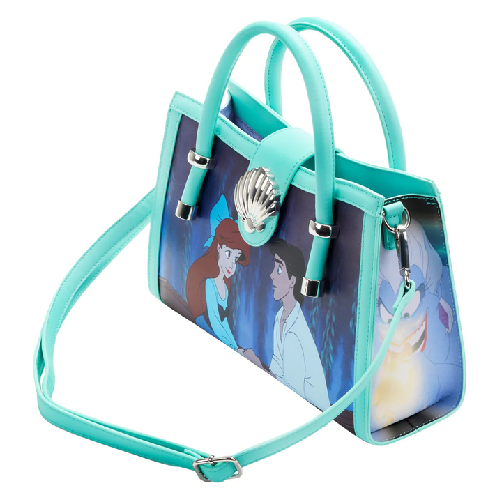 Loungefly: Disney The Little Mermaid - Princess Scenes Series Cross Body Bag - for just $75! 