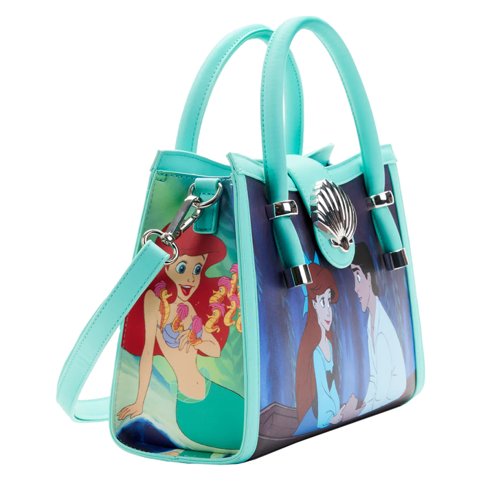 Loungefly: Disney The Little Mermaid - Princess Scenes Series Cross Body Bag - for just $75! 