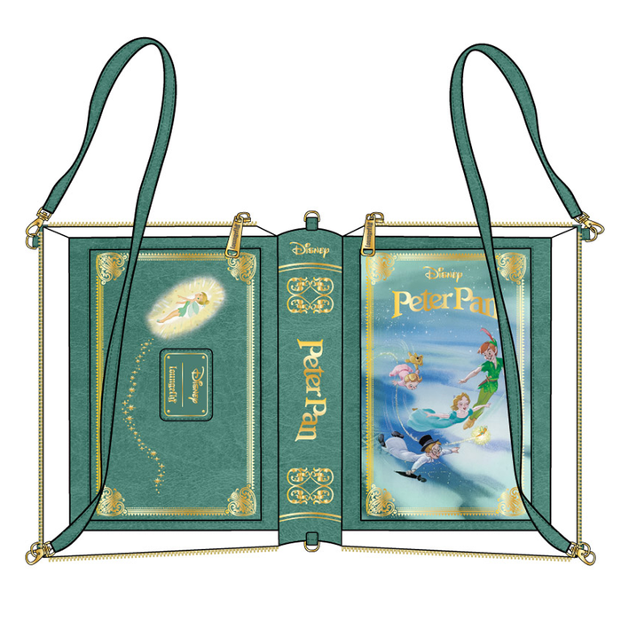 Loungefly: Disney - Peter Pan Book Series Convertible Backpack - for just $90! 