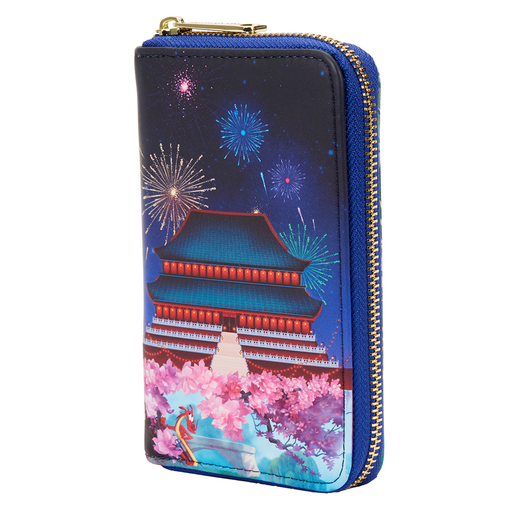 Loungefly: Disney Mulan Castle Zip Around Wallet - for just $40! 