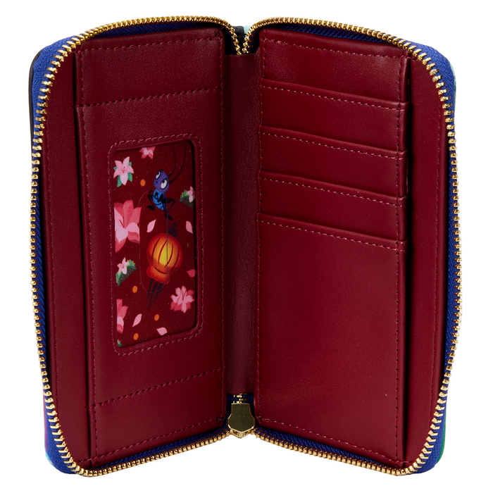 Loungefly: Disney Mulan Castle Zip Around Wallet - for just $40! 