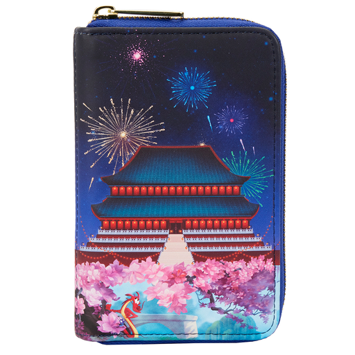 Loungefly: Disney Mulan Castle Zip Around Wallet - for just $40! 