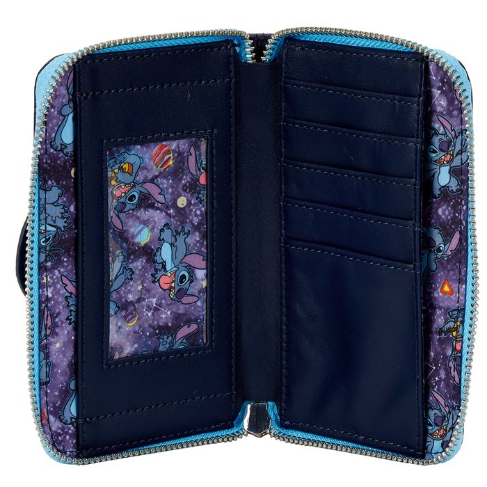 Loungefly: Disney Lilo And Stitch Space Adventure Zip Around Wallet - for just $40! 