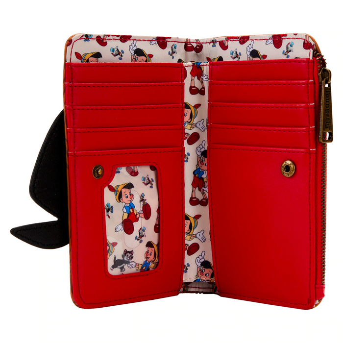 Loungefly: Disney Pinocchio Peeking Flap Wallet - for just $40! 