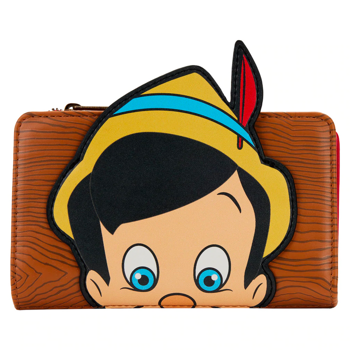 Loungefly: Disney Pinocchio Peeking Flap Wallet - for just $40! 