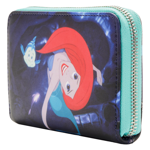 Loungefly: Disney The Little Mermaid - Princess Scenes Series Zip Around Wallet - for just $40! 