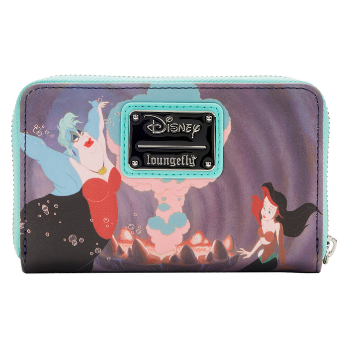 Loungefly: Disney The Little Mermaid - Princess Scenes Series Zip Around Wallet - for just $40! 