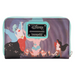 Loungefly: Disney The Little Mermaid - Princess Scenes Series Zip Around Wallet - for just $40! 