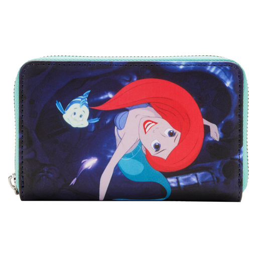 Loungefly: Disney The Little Mermaid - Princess Scenes Series Zip Around Wallet - for just $40! 