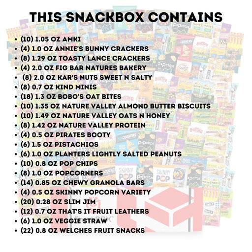 HEALTHY Office Variety Catering Care Package (200 Snacks) | By SnackBOX - for just $179.99! 