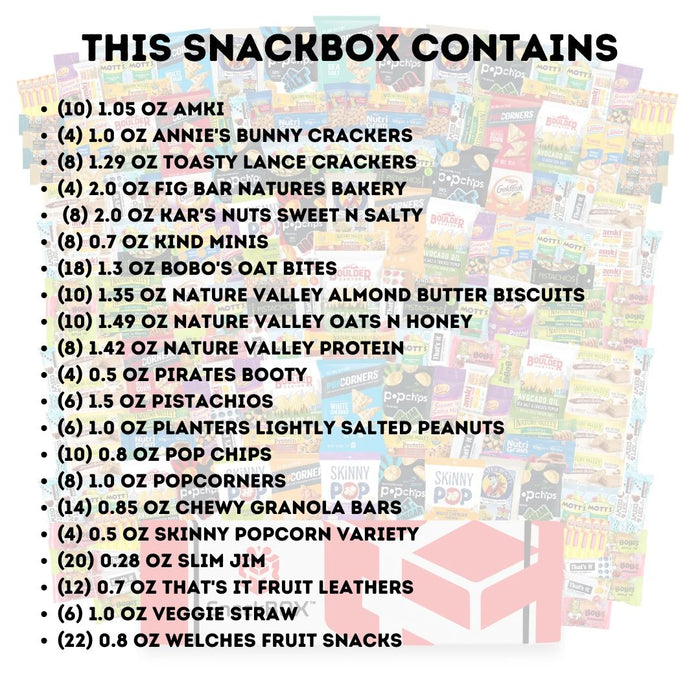 HEALTHY Office Variety Catering Care Package (200 Snacks) | By SnackBOX - for just $179.99! 