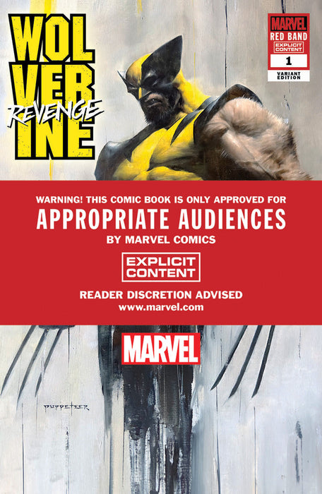 Wolverine: Revenge - Red Band #1 Unknown Comics Puppetter Lee Exclusive Var  [Polybagged] Explicit Content (08/21/2024) - for just $10! 