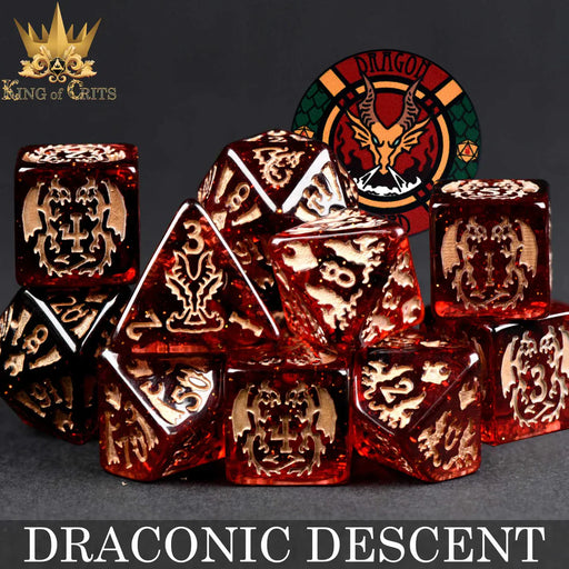 Draconic Descent - 11 Dice Set - for just $29.99! 