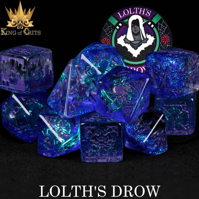 Lolth's Drow - 11 Dice Set - for just $29.99! 
