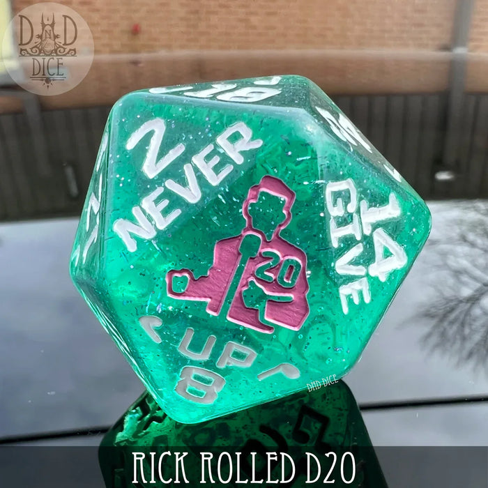 Rick Rolled - 34mm D20 - for just $14.99! 