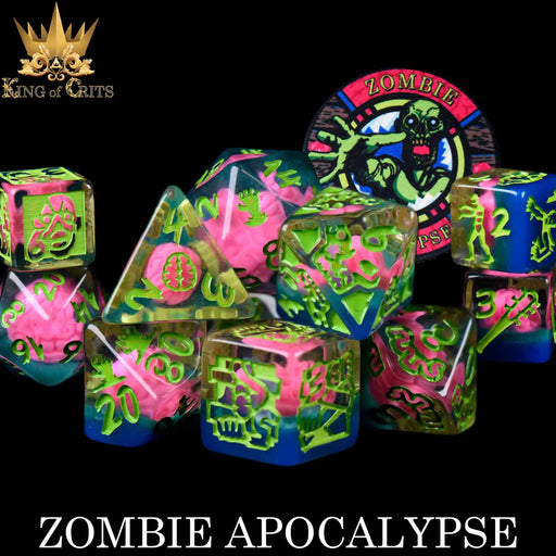Zombie Apocalypse - 11 Dice Set - for just $29.99! 