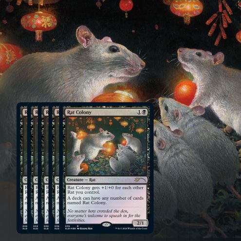 Magic: the Gathering - Secret Lair Drop Series: Year of the Rat - for just $60! 