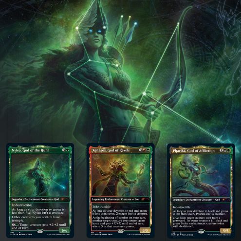 Magic: the Gathering - Secret Lair Drop Series: Theros Stargazing Vol. V (Nylea) - for just $45! 