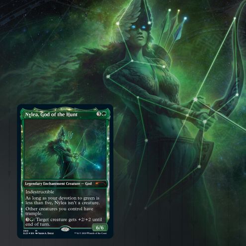 Magic: the Gathering - Secret Lair Drop Series: Theros Stargazing Vol. V (Nylea) - for just $45! 