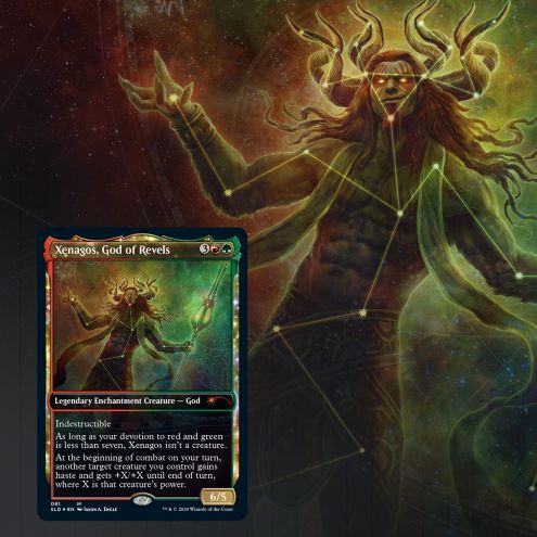 Magic: the Gathering - Secret Lair Drop Series: Theros Stargazing Vol. V (Nylea) - for just $45! 