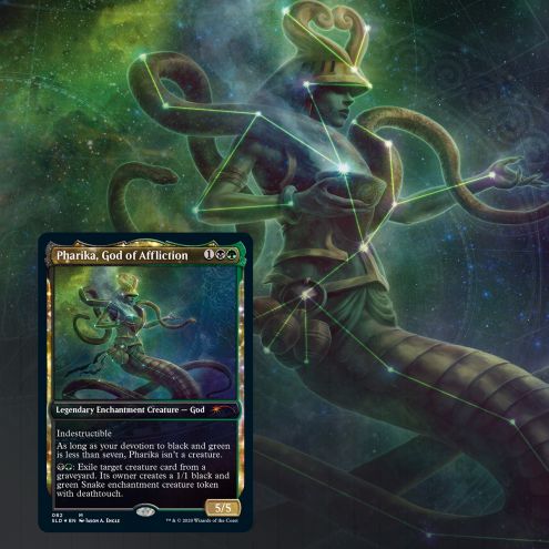 Magic: the Gathering - Secret Lair Drop Series: Theros Stargazing Vol. V (Nylea) - for just $45! 